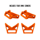 YakAttack Hinge & Latch Kit for BlackPak Pro and ShortStak, Orange Kayak Fishing Accessory – Image 1
