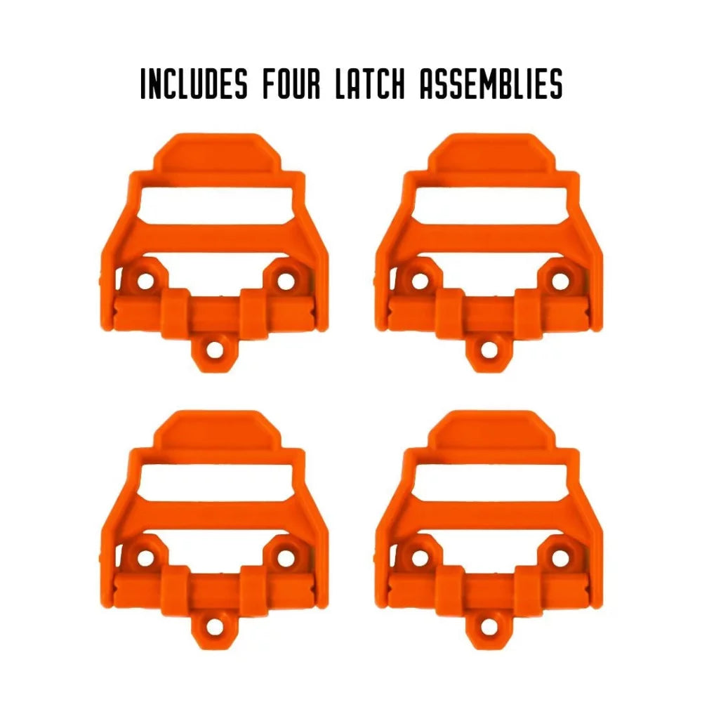 YakAttack Hinge & Latch Kit for BlackPak Pro and ShortStak, Orange Kayak Fishing Accessory – Image 7