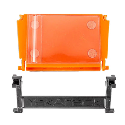 YakAttack LeaderBoard Side Mount Identifier Holder, Orange Kayak Accessory – Image 1
