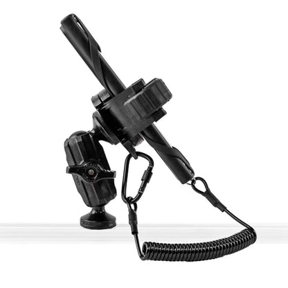 YakAttack RotoGrip Phone Holder with 1" Screwball Track Mount Kayak Fishing Accessory – Image 1