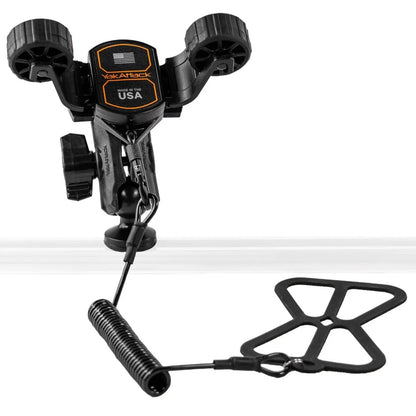 YakAttack RotoGrip Phone Holder with 1" Screwball Track Mount Kayak Fishing Accessory – Image 3