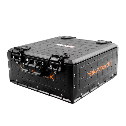 YakAttack ShortStak SOLO Storage Box 13" x 13", Black Kayak Deck Rigging – Image 1