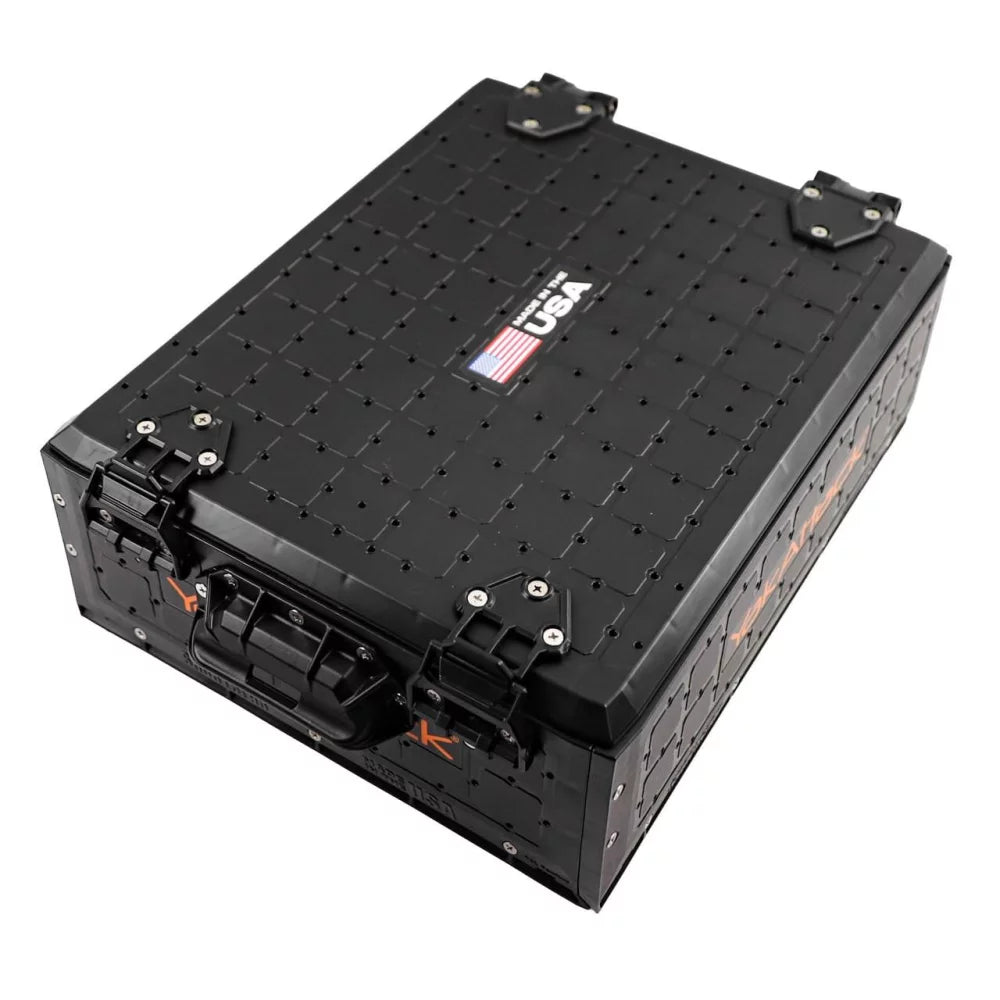 YakAttack ShortStak SOLO Storage Box 13" x 16", Black Kayak Deck Rigging – Image 1