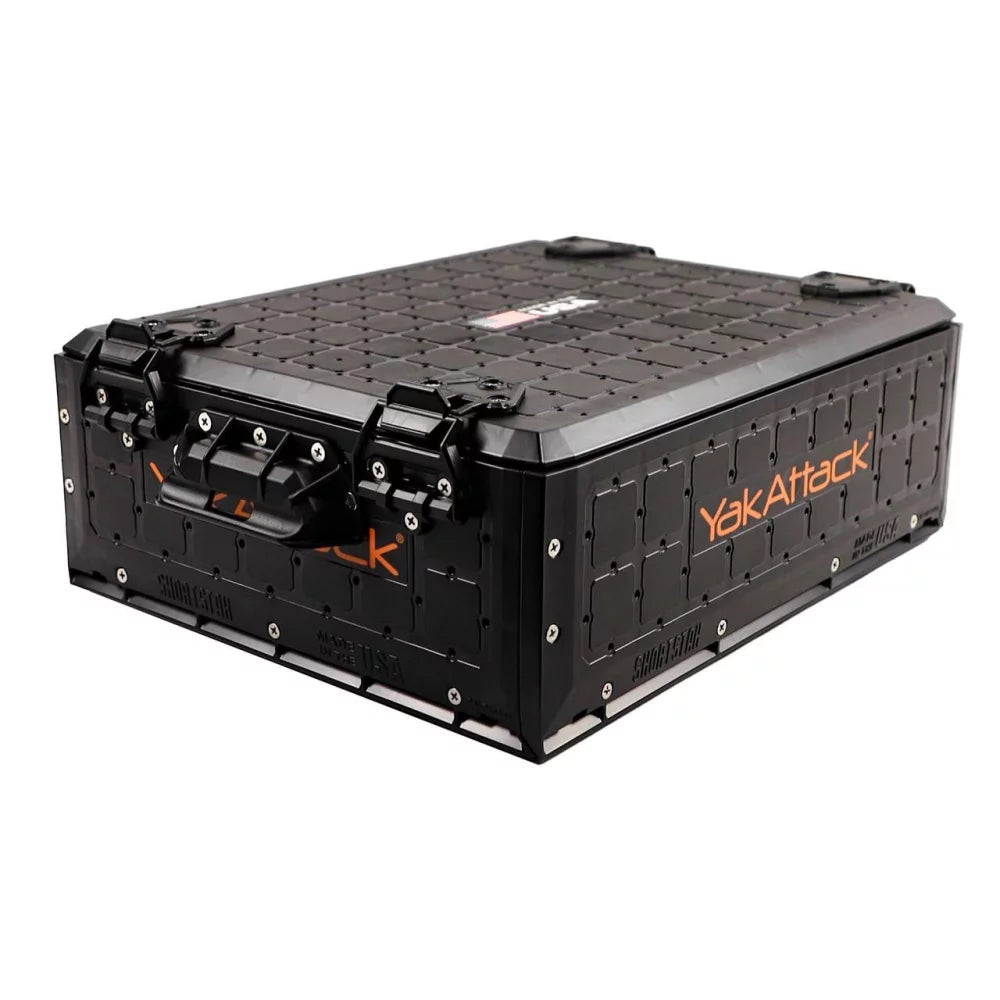 YakAttack ShortStak SOLO Storage Box 13" x 16", Black Kayak Deck Rigging – Image 2