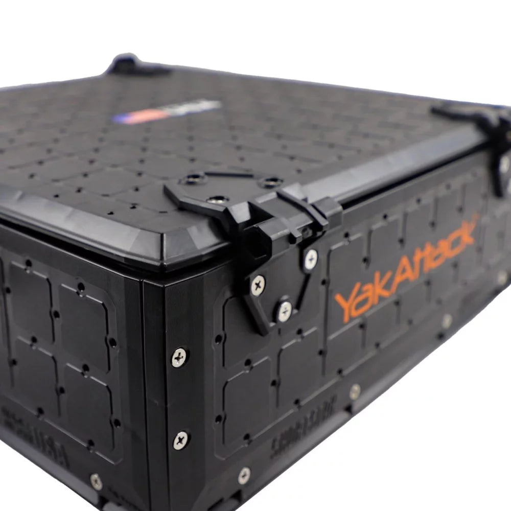 YakAttack ShortStak SOLO Storage Box 16" x 16", Black Kayak Fishing Accessory – Image 1