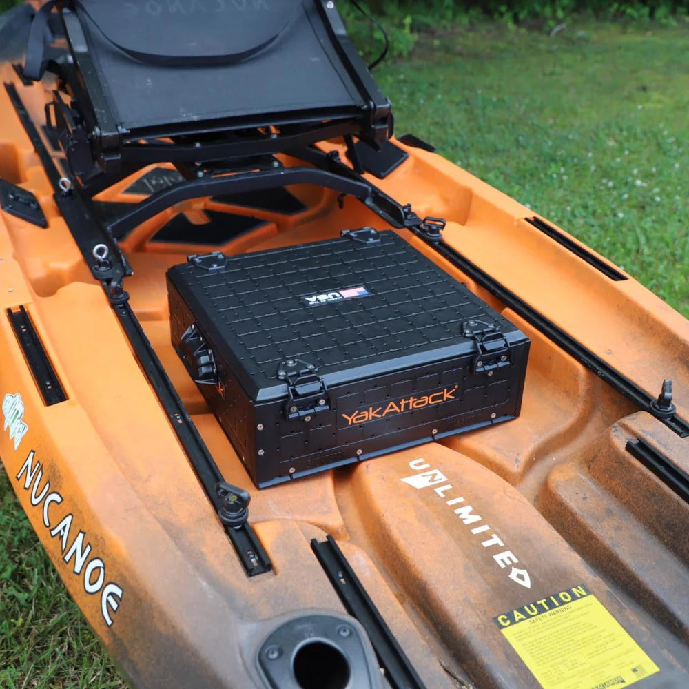 YakAttack ShortStak SOLO Storage Box 16" x 16", Black Kayak Fishing Accessory – Image 6