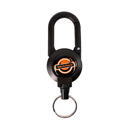 YakAttack Single Attachment Clip-on Retractor, 24” Stainless Steel Wire Kayak Deck Rigging – Image 2