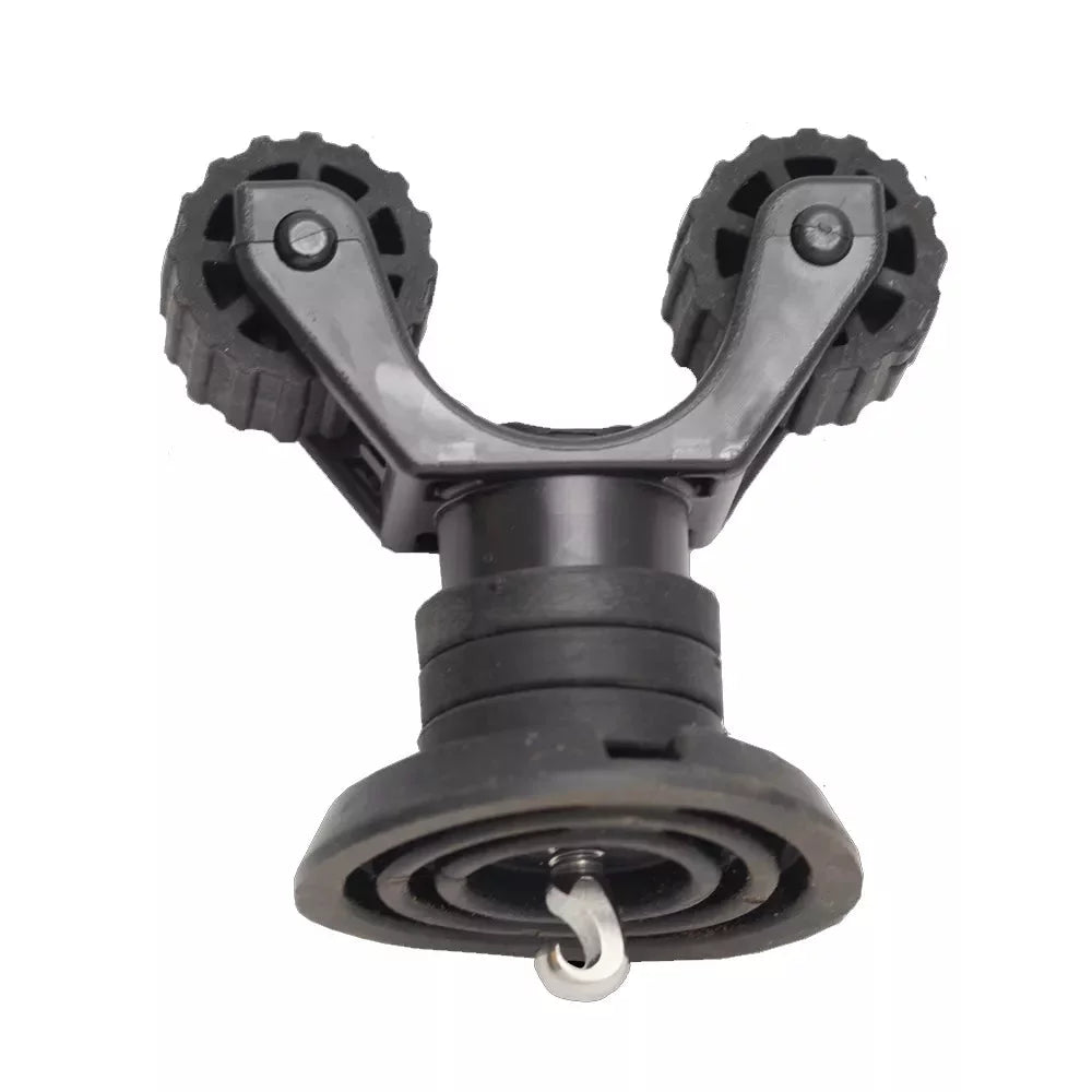 YakAttack SUP Leash Plug Adapter with RotoGrip Paddle Holder Kayak Deck Rigging – Image 1