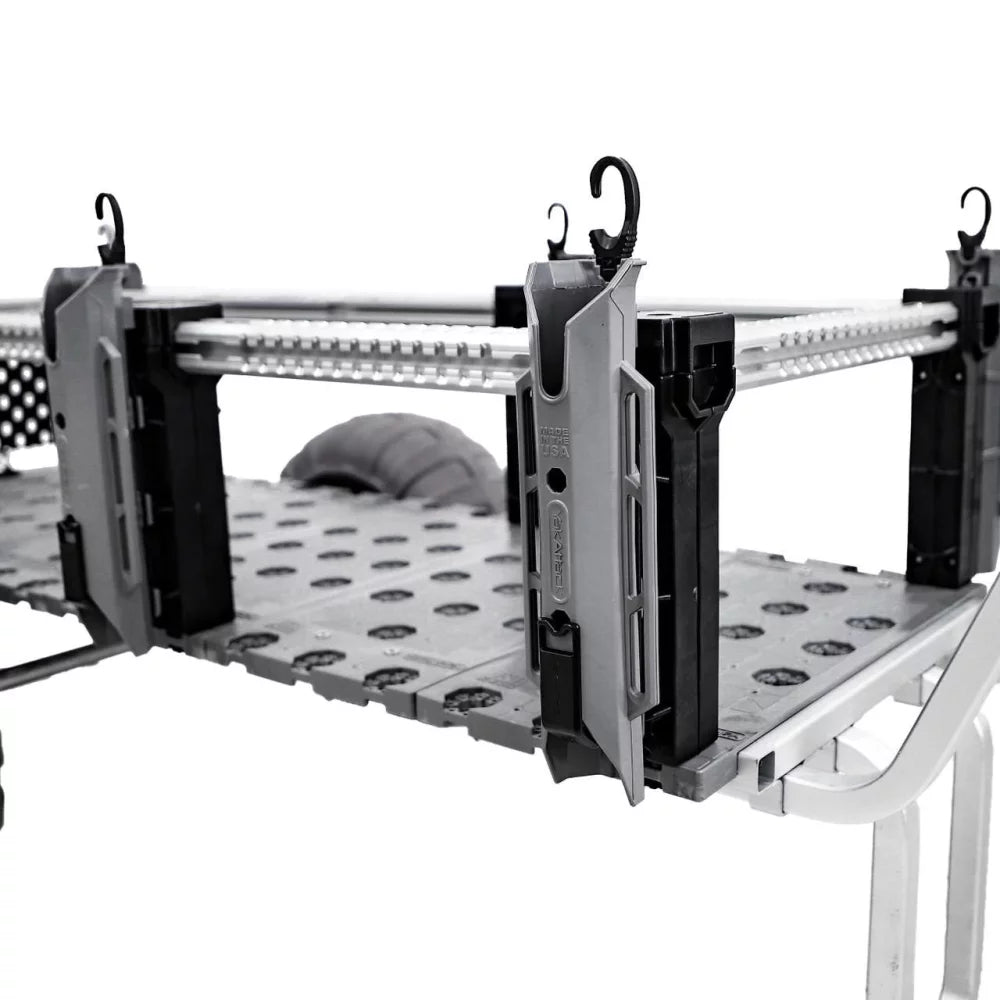 YakAttack TetherTube Rod Holder- Two Pack with Mounting Hardware, Battleship Grey Kayak Fishing Accessory – Image 2