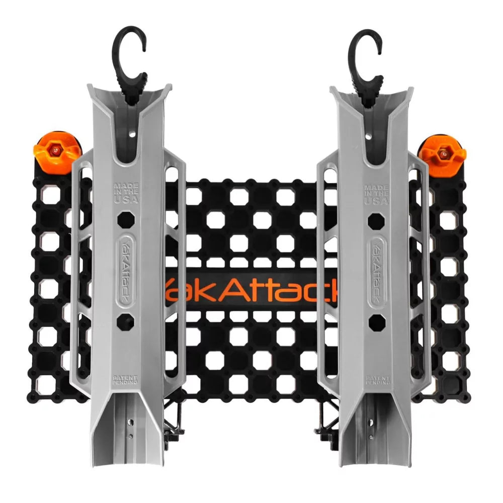 YakAttack TetherTube Rod Holder- Two Pack with Mounting Hardware, Battleship Grey Kayak Fishing Accessory – Image 3