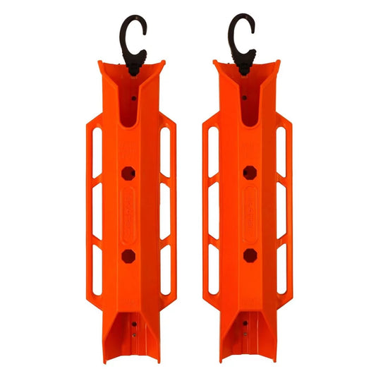 YakAttack TetherTube Rod Holder- Two Pack with Mounting Hardware, Orange Kayak Fishing Accessory – Image 1