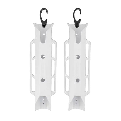 YakAttack TetherTube Rod Holder- Two Pack with Mounting Hardware, White Kayak Fishing Accessory – Image 1