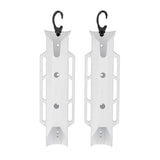 YakAttack TetherTube Rod Holder- Two Pack with Mounting Hardware, White Kayak Fishing Accessory – Image 1