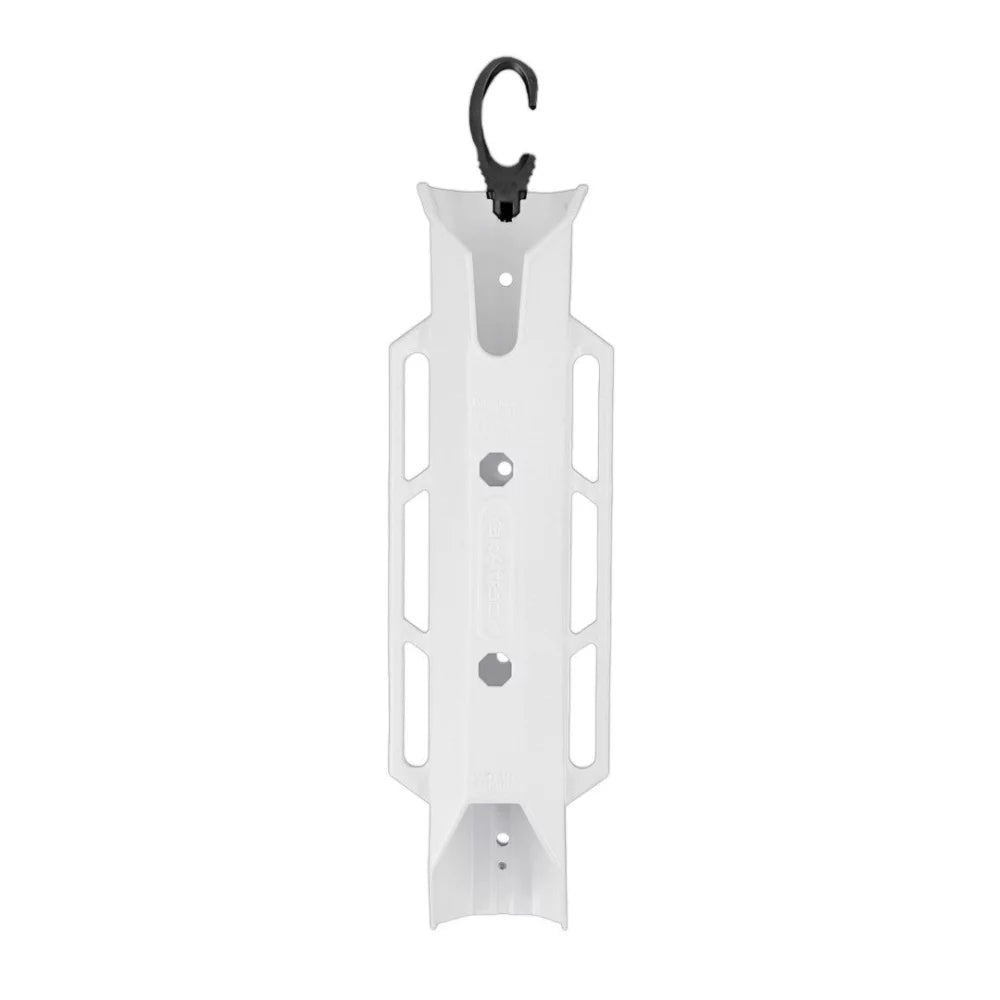 YakAttack TetherTube Rod Holder- Two Pack with Mounting Hardware, White Kayak Fishing Accessory – Image 2