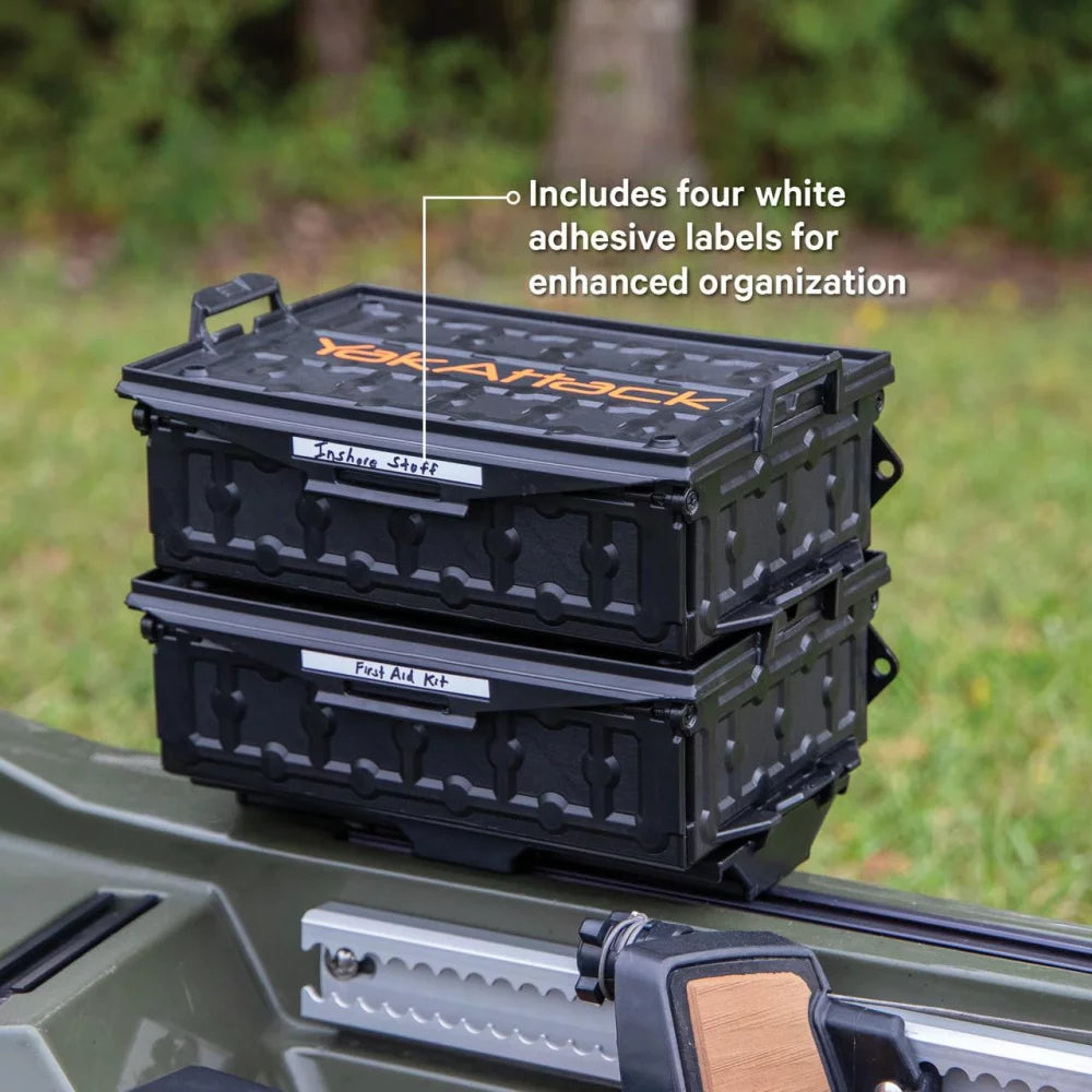 YakAttack TracPak Combo Kit, Two Boxes and Quick Release Base, Battleship Grey Kayak Fishing Accessory – Image 17
