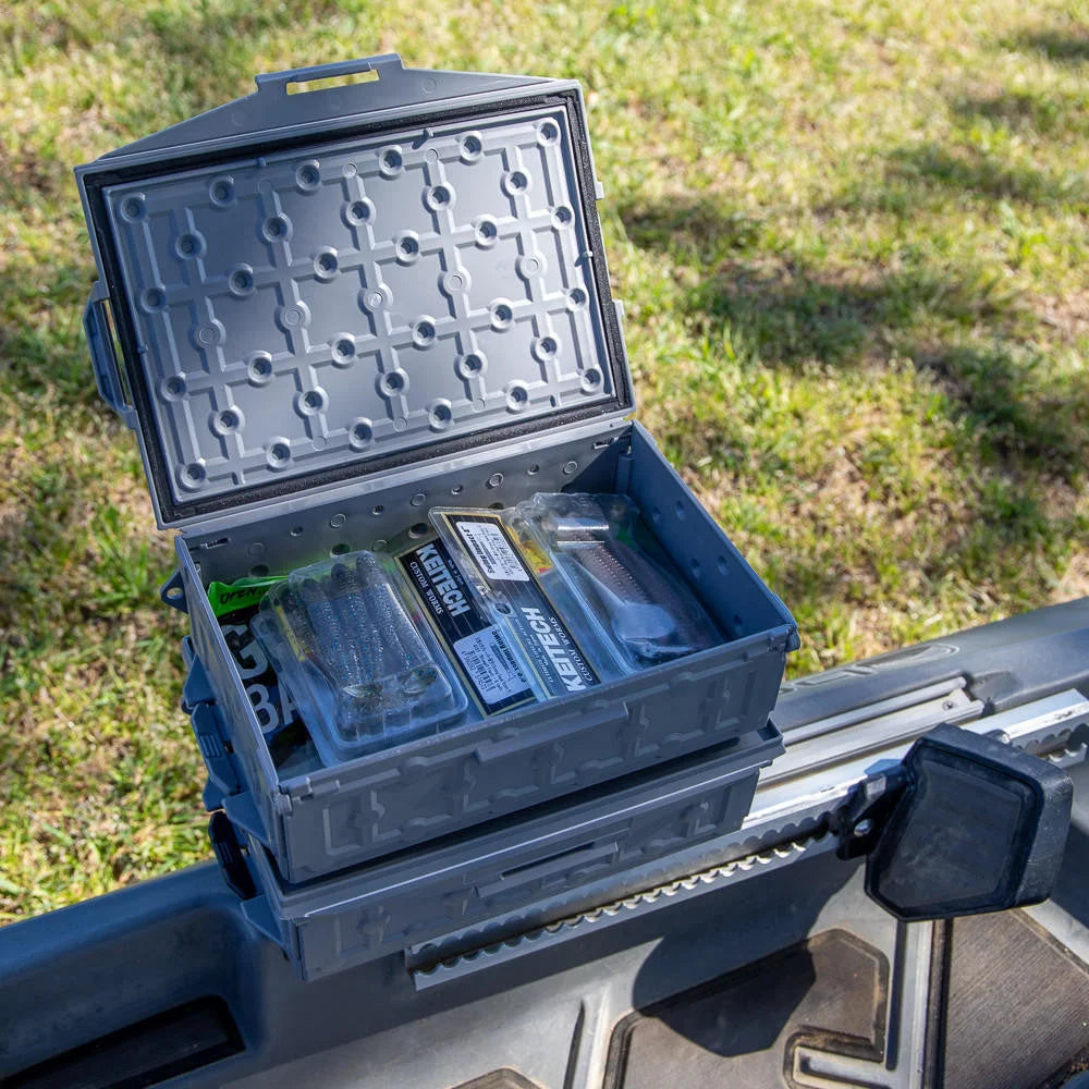 YakAttack TracPak Combo Kit, Two Boxes and Quick Release Base, Battleship Grey Kayak Fishing Accessory – Image 18