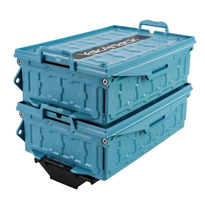 YakAttack TracPak Combo Kit, Two Boxes and Quick Release Base, Jetty Blue Kayak Fishing Accessory – Image 1