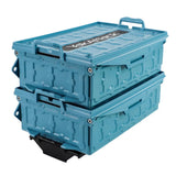 YakAttack TracPak Combo Kit, Two Boxes and Quick Release Base, Jetty Blue Kayak Fishing Accessory – Image 1