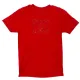 DC Graham Tee Shirt Red Small
