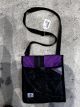 Recycled Kite Tote-Black/Purple