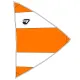 Aerotech Sunfish Sail Orange/White