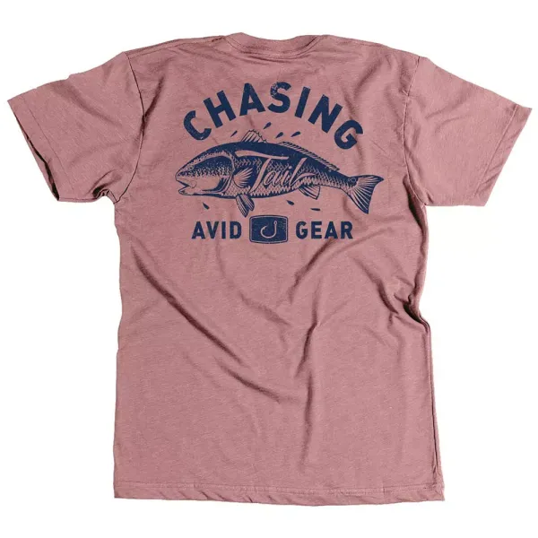 AVID Chasing Tail Short Sleeve Shirt Maroon XL