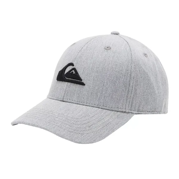 Quiksilver Decades Snapback Hat Grey Heather Light
