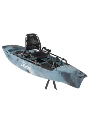 2022 Hobie Pro Angler 12 + MirageDrive 360 Fishing Kayak Arctic Blue Camo