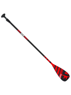 Epic Gear V-Drive Full Carbon Adjustable SUP Paddle Red