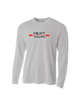 NEXT Kayaks Long Sleeve Sun Shirt Silver