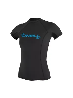 O'Neill Women's Basic Skins UPF 50+ Short Sleeve Rashguard