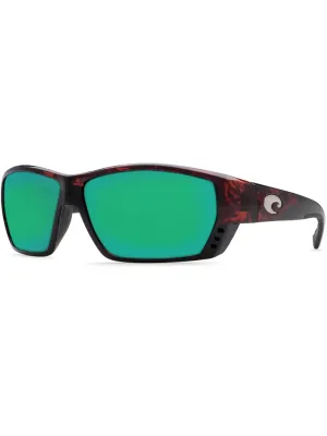 Costa Tuna Alley Tortoise with Green Mirror Lens 580 Glass